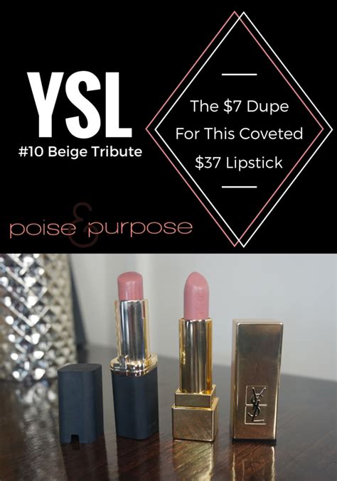 ysl beige tribute lipstick dupe|ysl beige tribute lips.